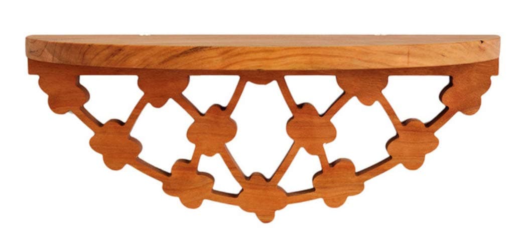 Jonathan AldenSolid Cherry Floating Shelf, for Spices, Photos, Entryways & More (Bloom)