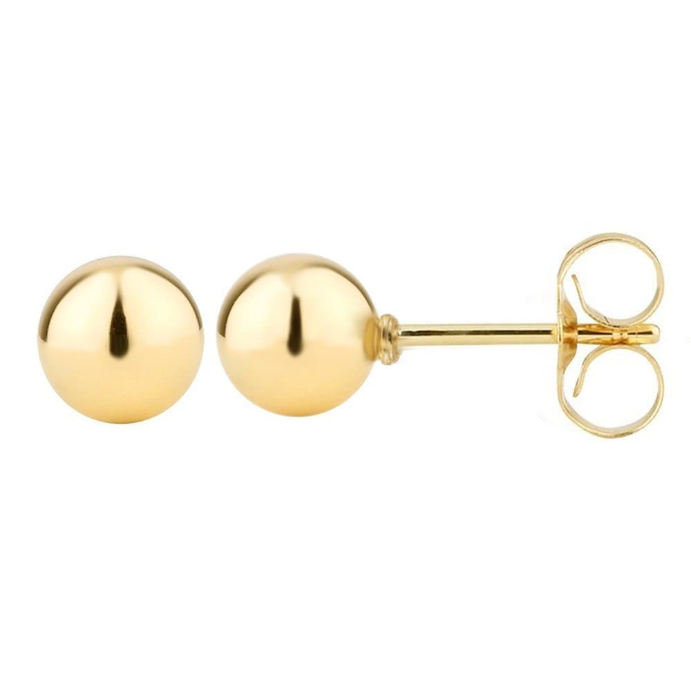 14k Gold Filled 2mm Round Ball Stud Earrings By Jbt