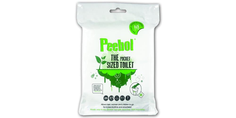 by SHEWEE – The Pocket-Sized Toilet – Rapidly Turns 1L of Urine into an Odourless & Solid Gel. Made in the UK, Disposable Urinal Bag for Everyone. Festival, Camping, Car & Travelling Essentials