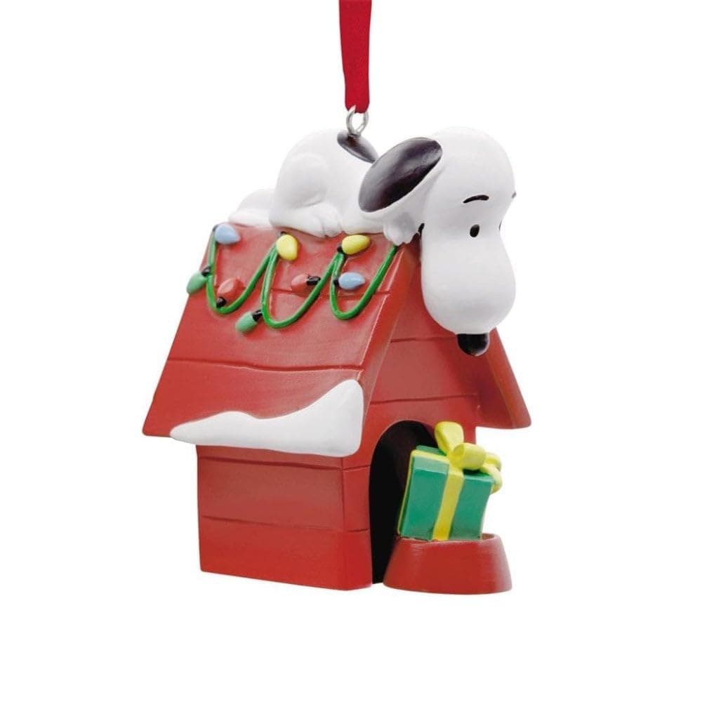Collectable Peanuts Ornament - Snoopy on Doghouse Design