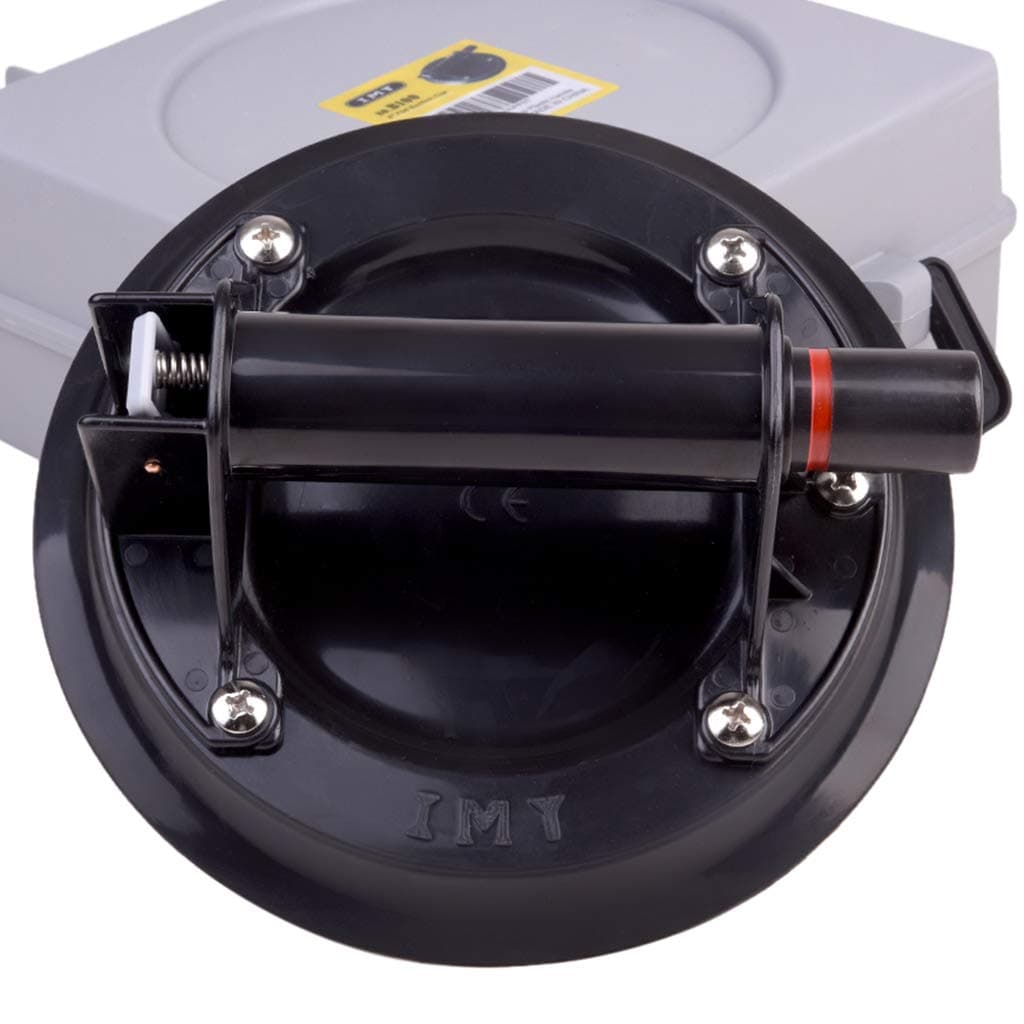 8" Glass Suction Cups for Granite & Glass Lifting, Vacuum Suction Glass Lifter with Handle, 240lbs Load Capacity W/Free Case