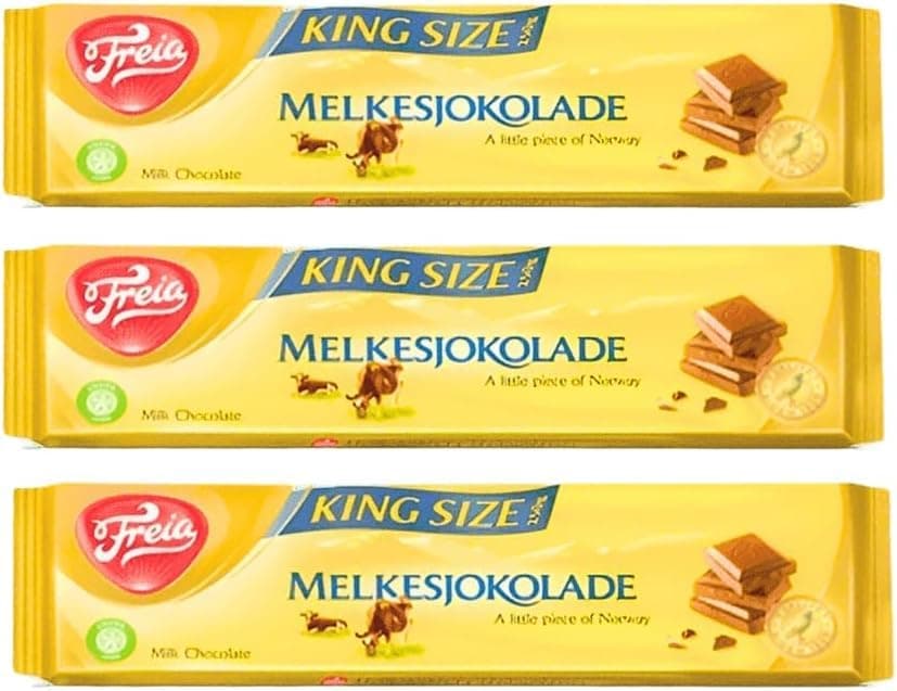 ScandiKitchen Freia Melkesjokolade Milk Chocolate 3x220g