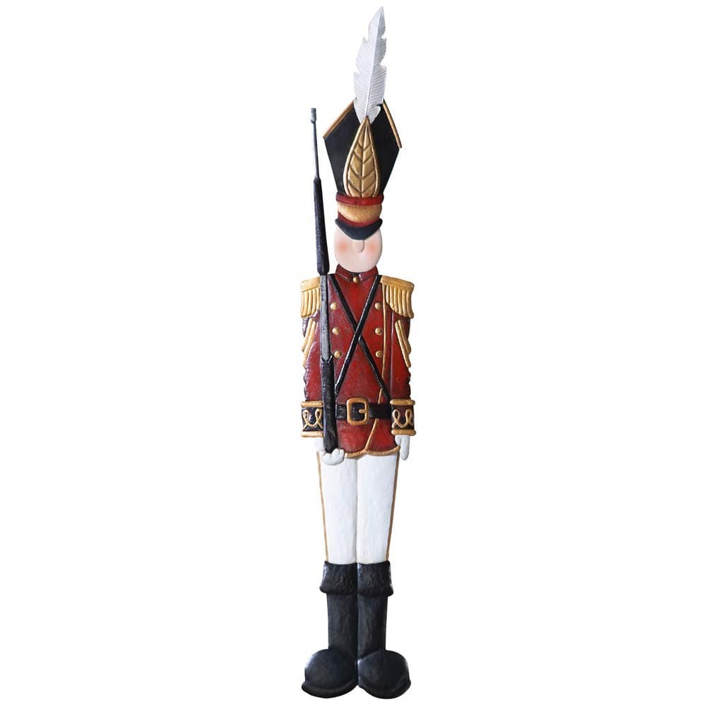 Collections EtcMetal Holiday Tin Soldier Wall Decoration, 7 1/2" W x 45" H