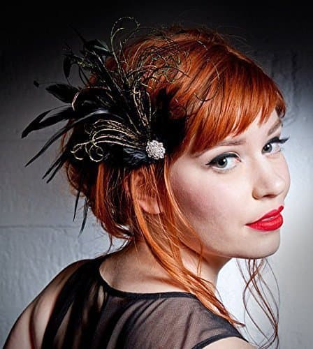 Belle Epoch Feather Hair Clip Flapper Headpiece