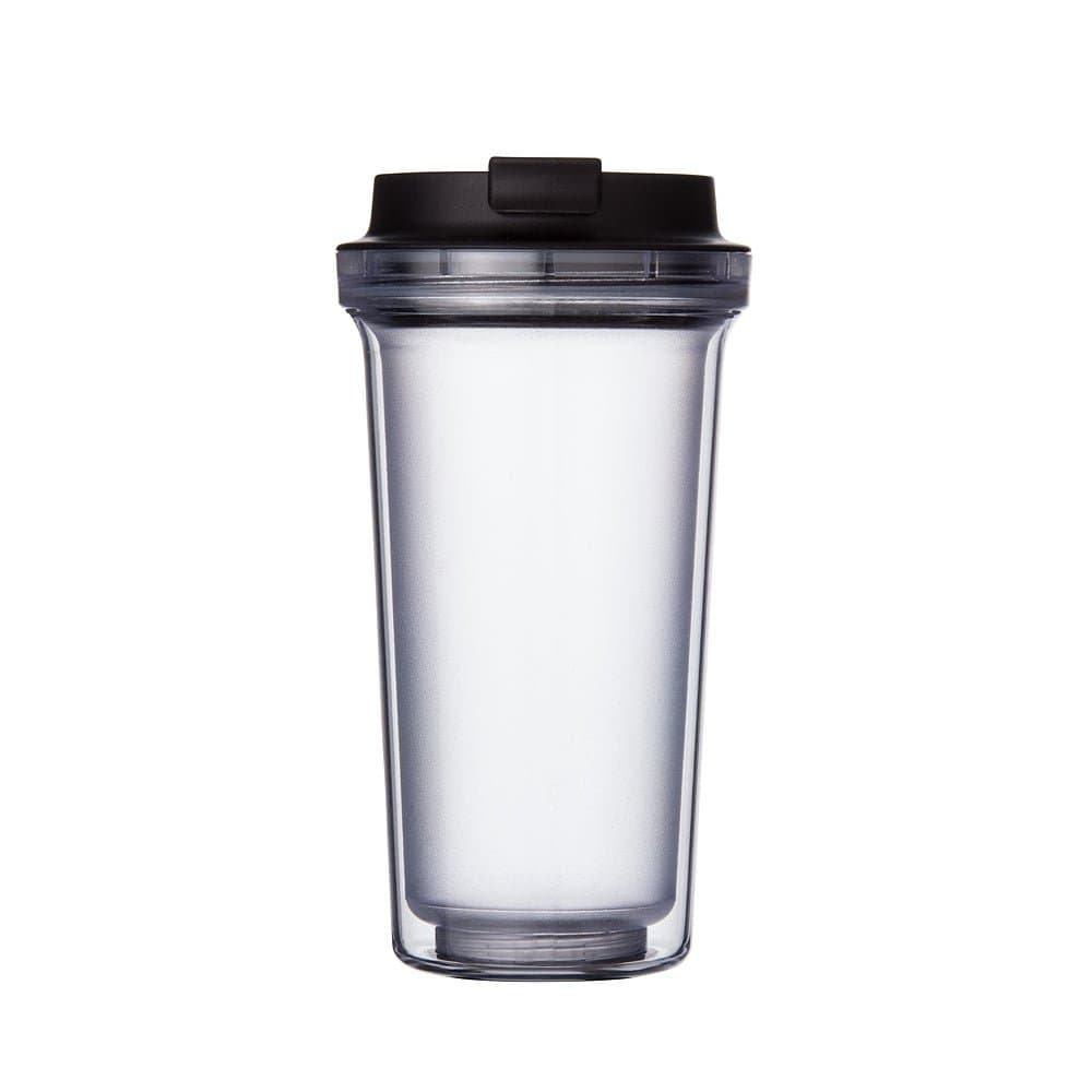 Rivers Drinkware Wallmug Tumbler Double Walled Plastic Travel Cup, 9.4 x 9.4 x 17.5 cm