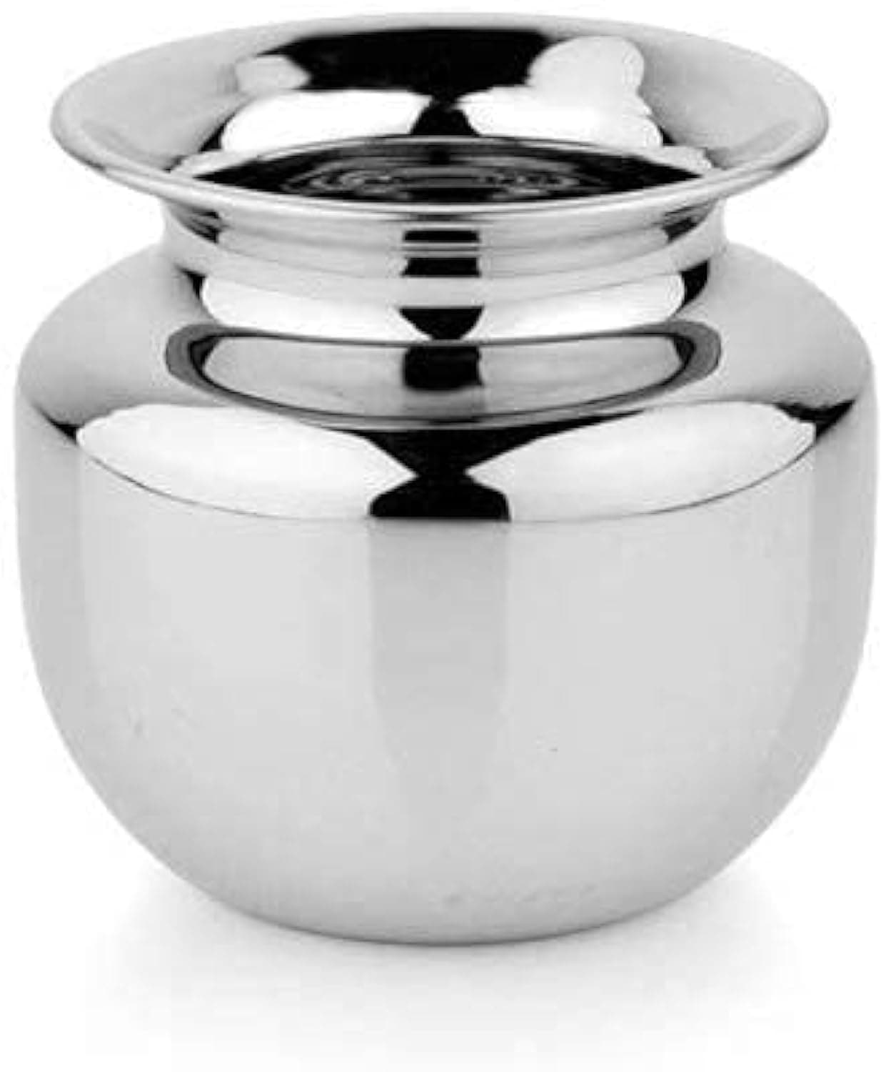 Heavy Stainless Steel Water Storage Lota/Kalash/Chambu/Tumbler for Pooja/Pongal/Marriage/Karvachauth (Weight 250 Gram, Big Size - 1000 ml, Silver)