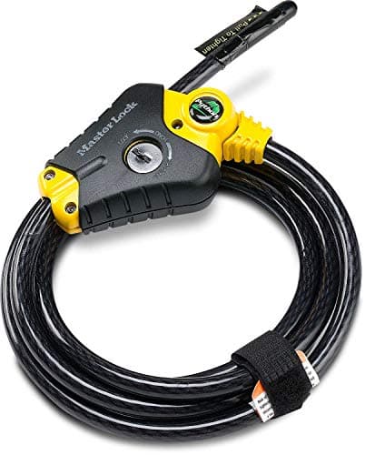 Master Lock Cable Lock, Python Adjustable Keyed Cable Lock, 6 ft. Long, 8413DPF