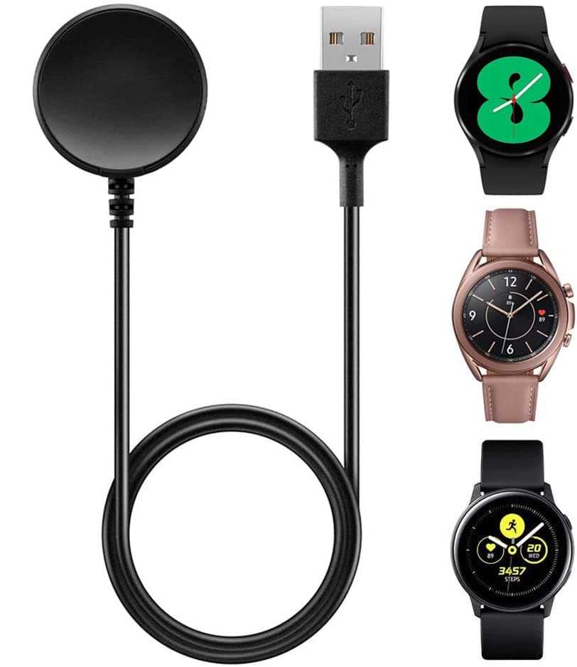 Charger for Galaxy Watch 4/3/Active 2, Replacement Charging Cable for Samsung Watch 4/3/Active 2 Smartwatch