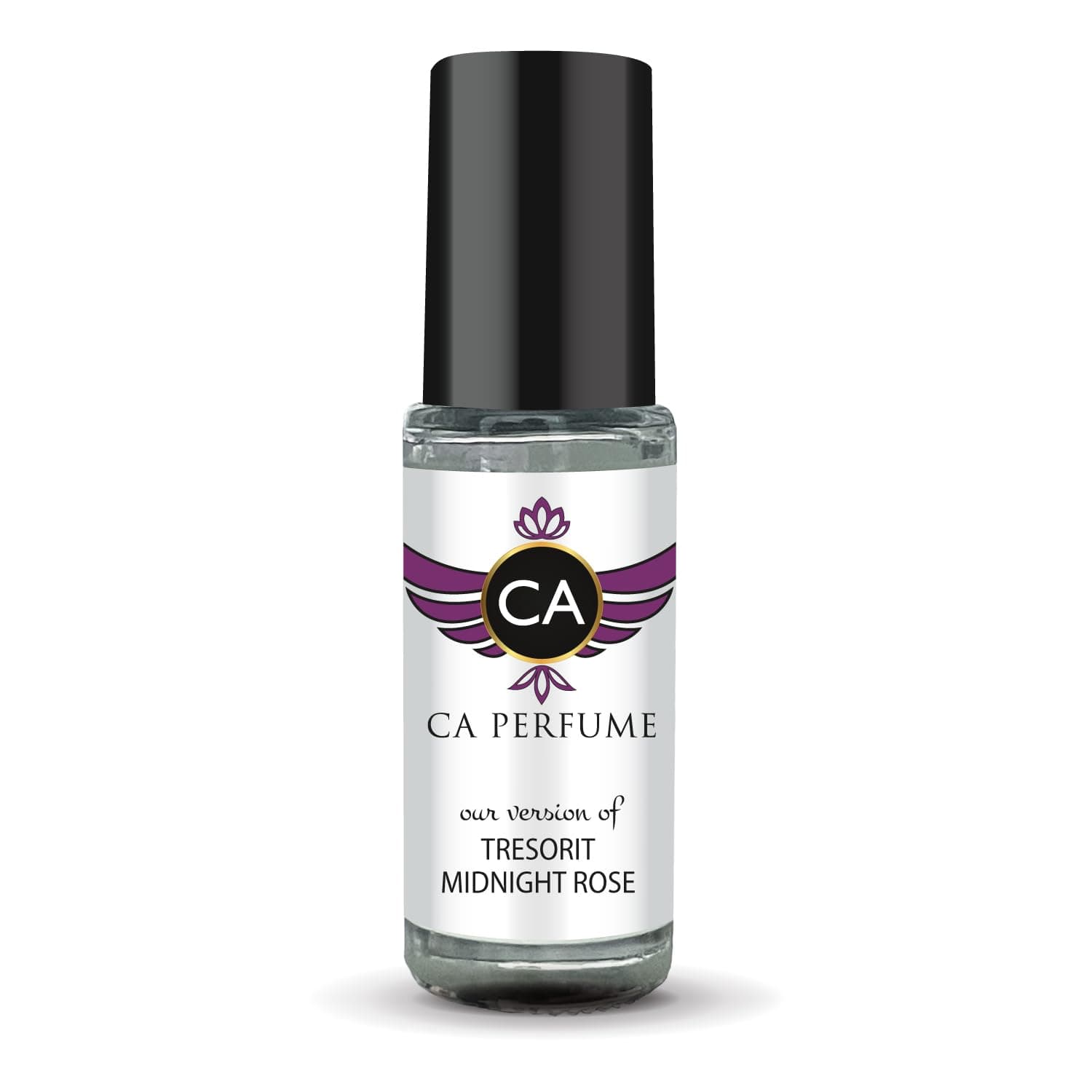 CA Perfume Impression of Three Midnight Rose for Women Perfume Oil Floral Woody Scent Long Lasting Perfumes for Women Travel Size Mini Perfume Sample TSA Ready Body Oil Roll-on 0.14 Fl Oz 4ml
