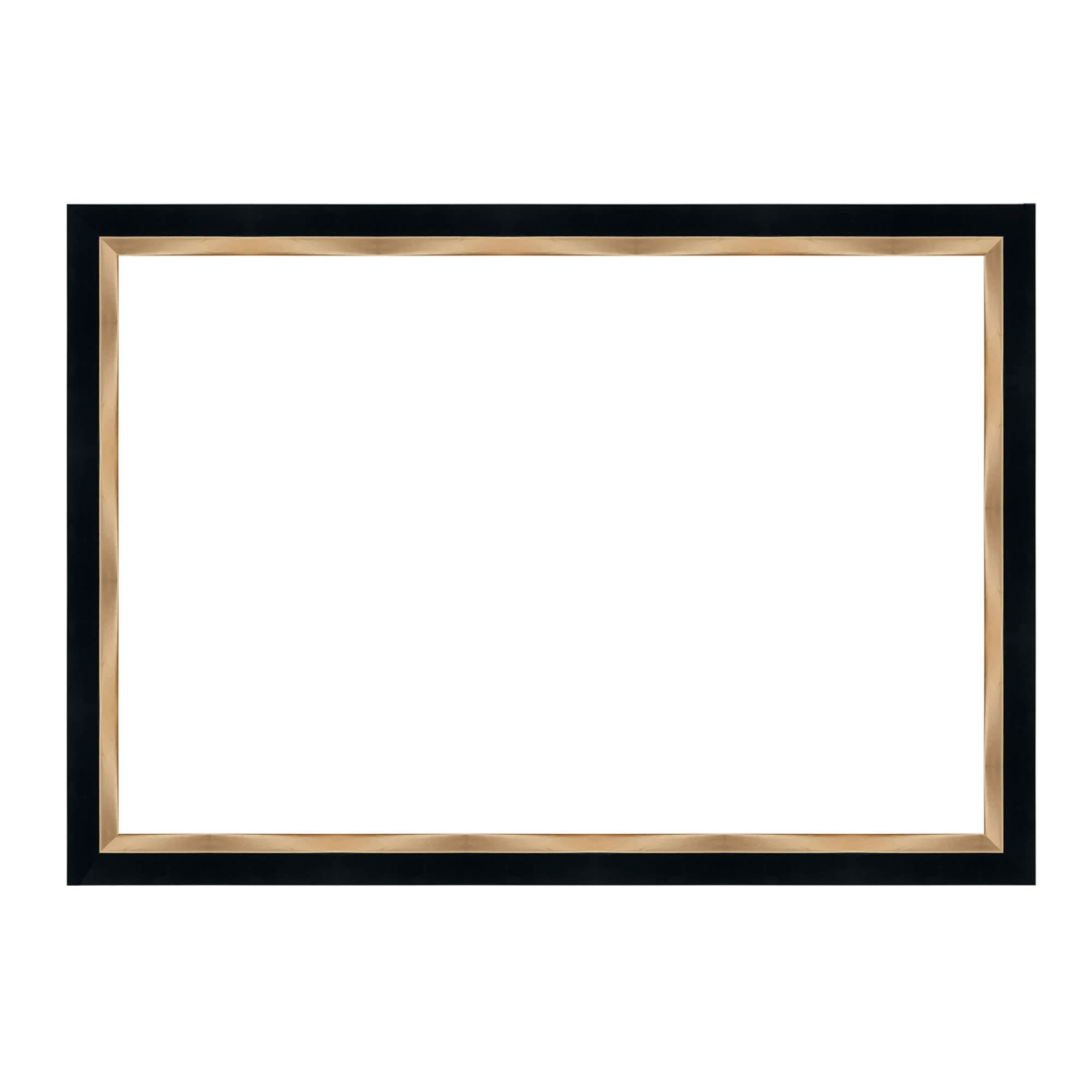 Renditions Gallery Colorful World Map Canvas Wall Art with Modern Black and Gold Frame Wall Hanging Travel Map with Push Pins for Home, Office, Classroom