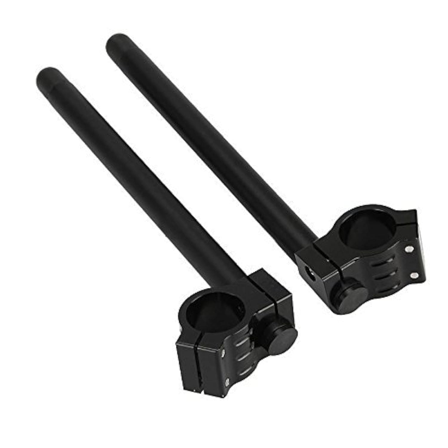 HANSWD Fork Clip-ons Handle Bars CNC Riser Regular Handlebar for 1969-1982 Suzuki Yamaha (33mm)