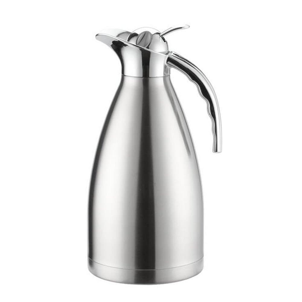 Haosens Stainless Steel Insulated Vacuum Thermal Jug 1.5 Litre, Double-Wall Sealed Heat Preservation Coffee Thermo Pot (Silver)