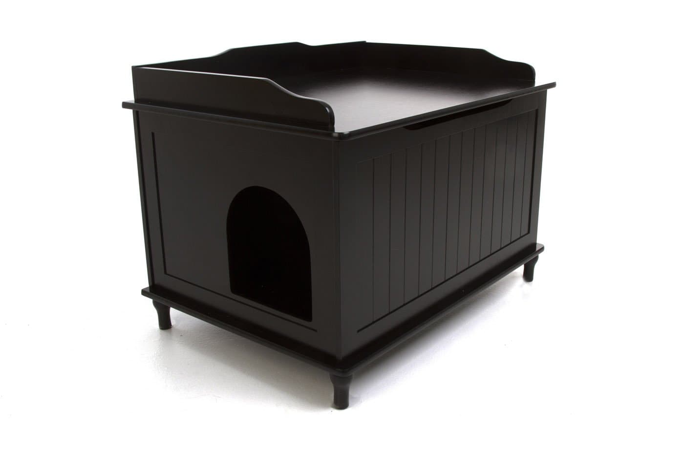 Nora Designer Litter Box Chest in Black