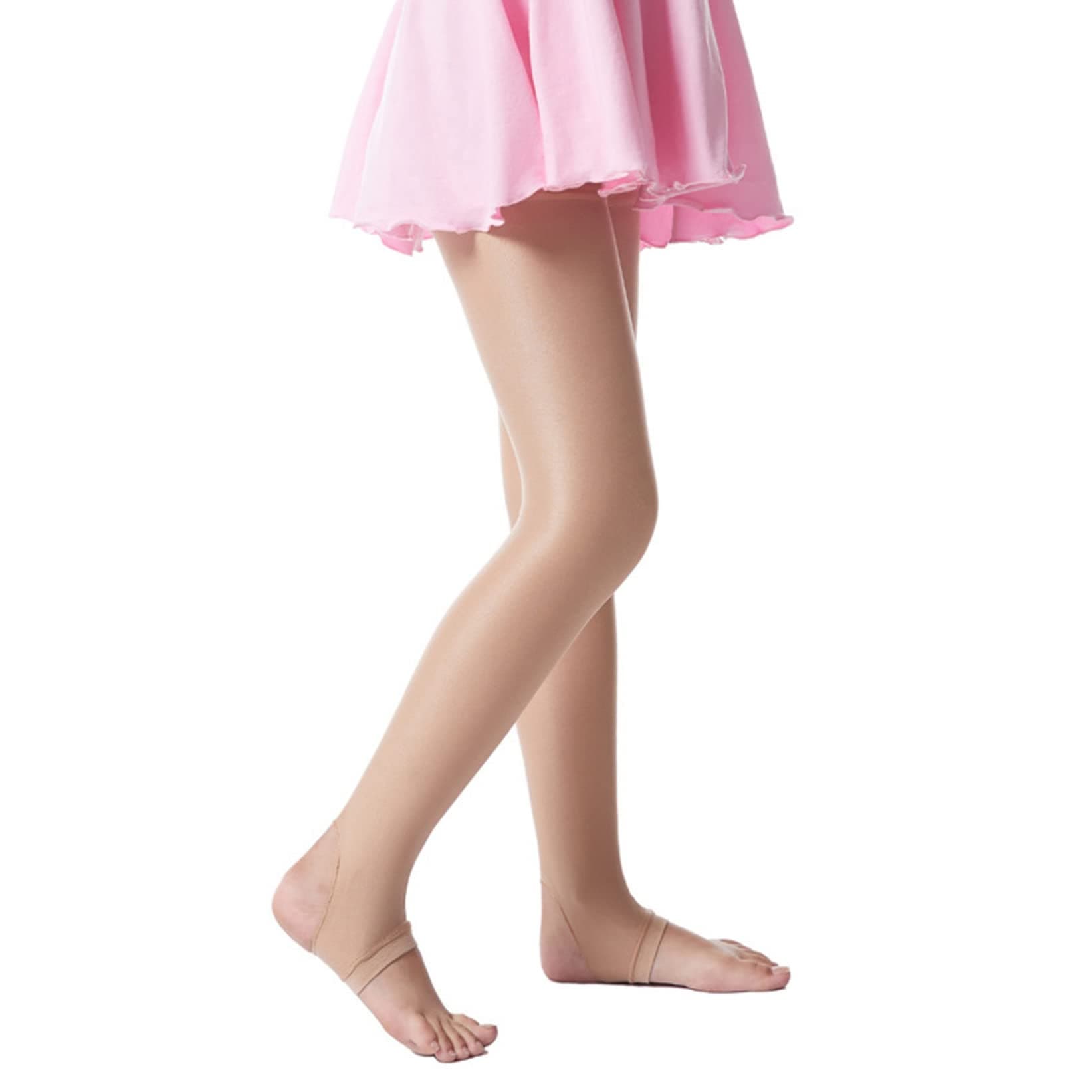 Zaldita Little Big Girl Stirrup Tight Athletic Leggings Tights Stirrup Pants for Yoga/Gymnastic/Ballet Dance/Sport