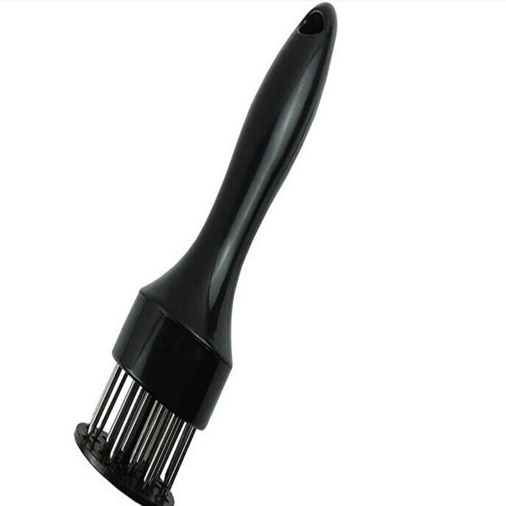 Magical Home Professional Meat Tenderizer Needle With 20 Stainless Steel Piercing Spikes (black)