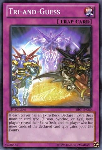 YU-GI-OH! - Tri-and-Guess (PRIO-EN080) - Primal Origin - Unlimited Edition - Common