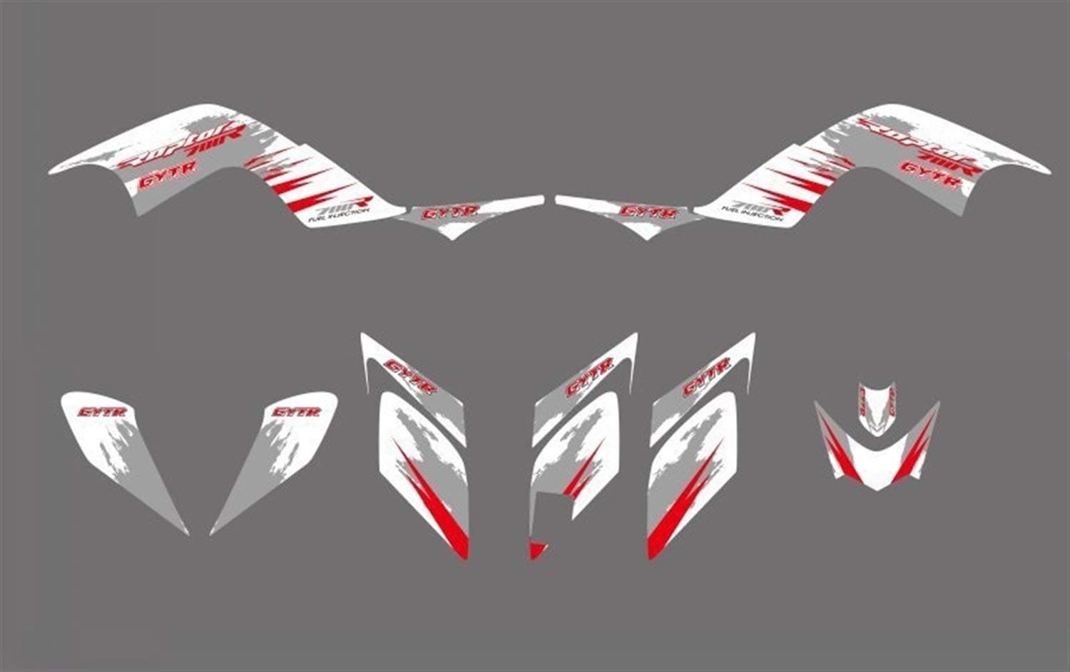 Graphics Decal Sticker Motorcycle For Yamaha Raptor 700 ATV 2006 2007 2008 2009 2010 2011 2012 Team Graphics Kits