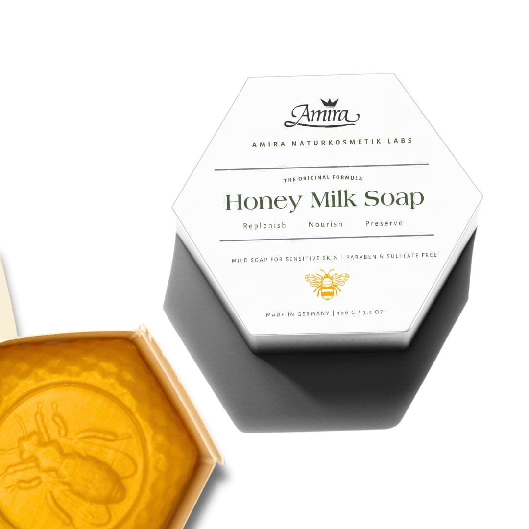 The Original Honey Milk Soap Bar | | Paraben & Sulfate FREE | Replenishing, Nourishing & Preserving Cleanser for Sensitive Skin, & Eczema | 150g
