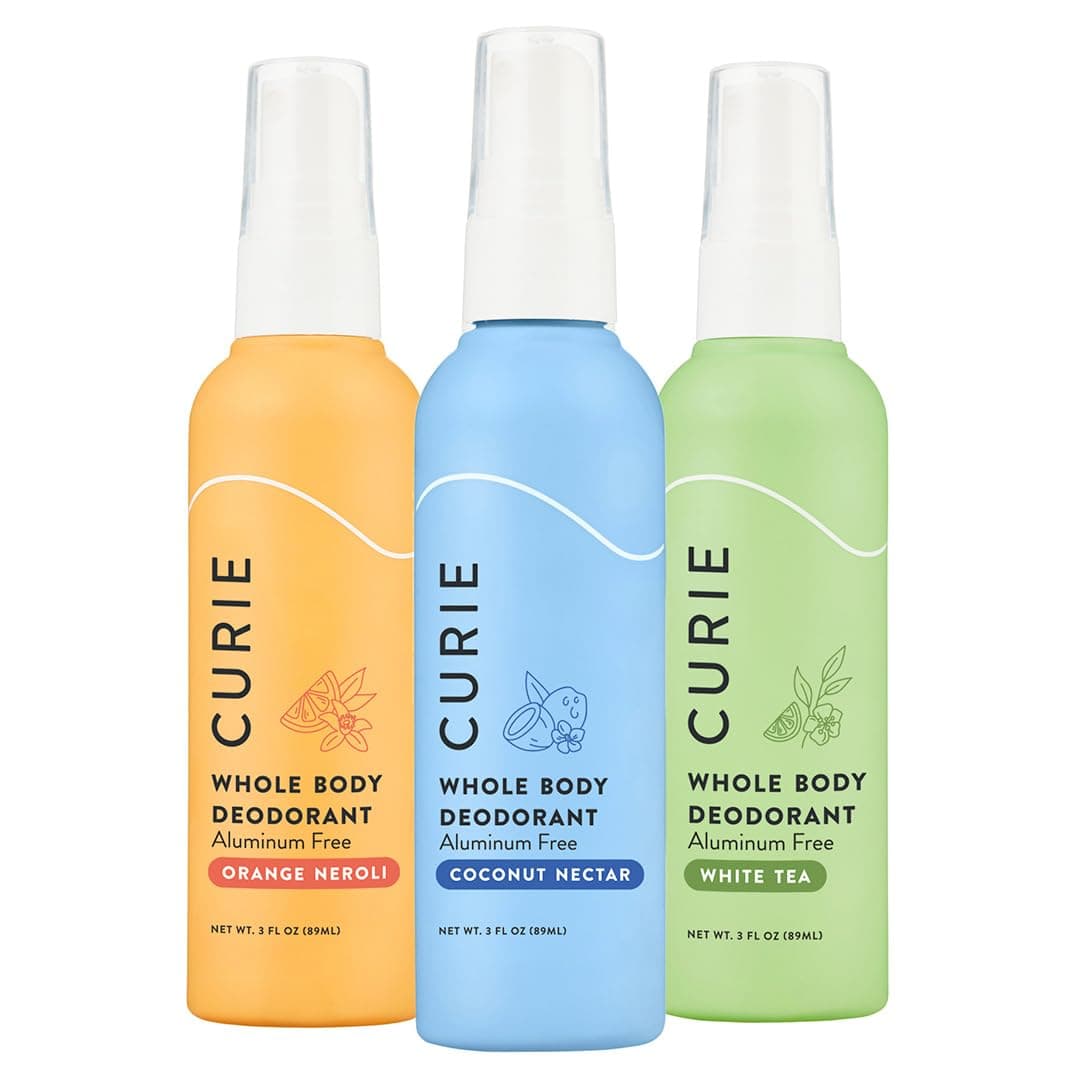 Whole Body Deodorant - OG Spray Variety Pack - Aluminum Free, Natural, Paraben Free, Cruelty Free, Vegan - Coconut Nectar, Orange Neroli, and White Tea (3pk)