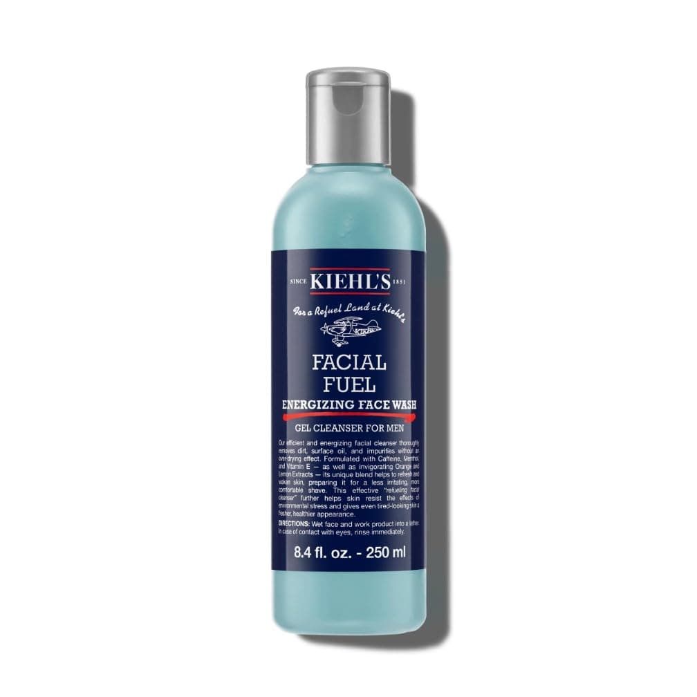 Facial Fuel Energizing Face Wash, Refreshing Men's Gel Cleanser, with Caffeine, Vitamin E and Menthol, All Skin Types
