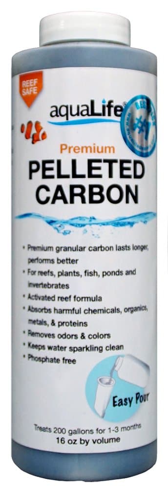 Aquarium Life Support Systems Premium Pelleted 16oz Easy Pour Carbon by AquaLife