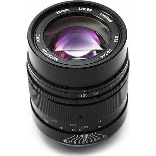 Mitakon 35mm f/0.95 Lens for Sony Nex E Mount Mirrorless Digital Cameras - Manual Focus