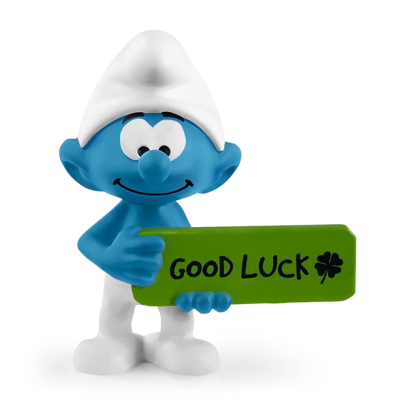 SCHLEICH 20829 Good luck Smurf Pre School Smurfs Toy Figurine for children aged 3+