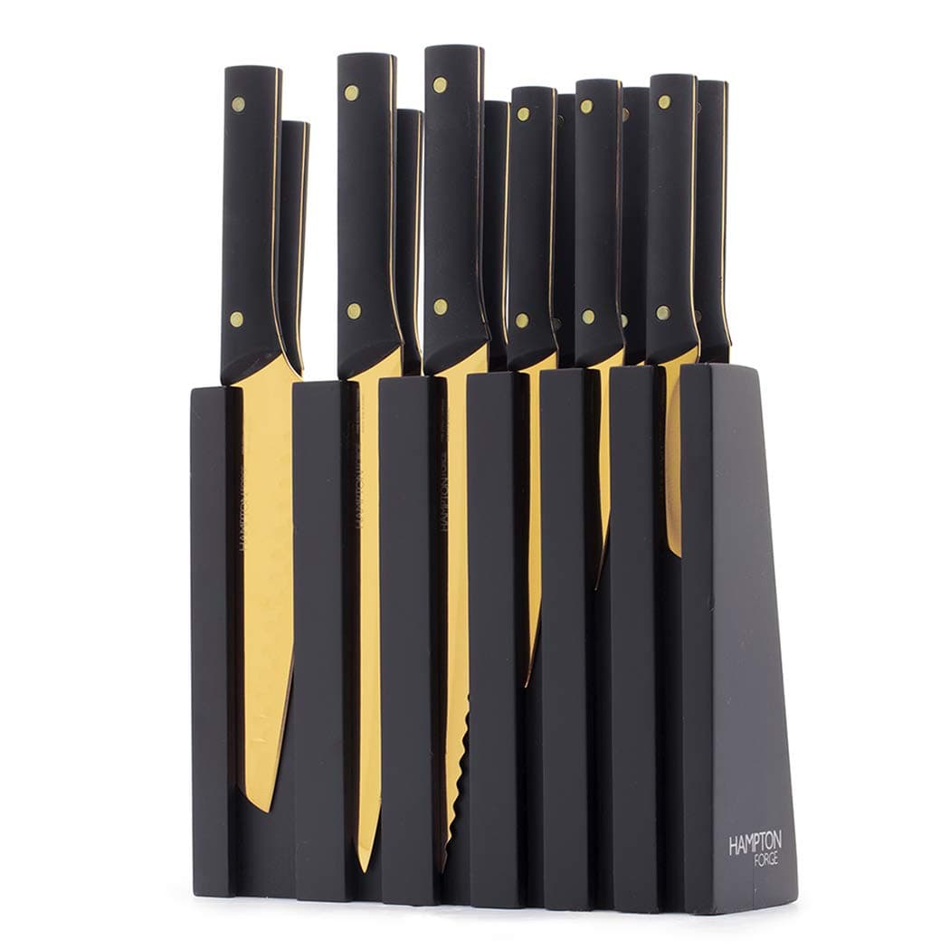 Hampton Signature Knight Cutlery Block Set, Black