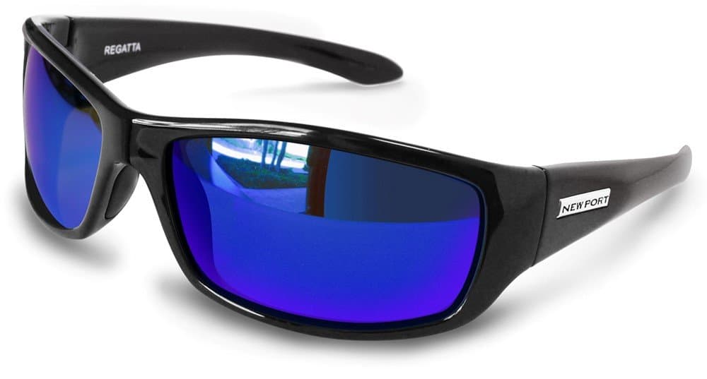 Newport Polarized Regatta BiFocal Black with Blue Mirror +2.00