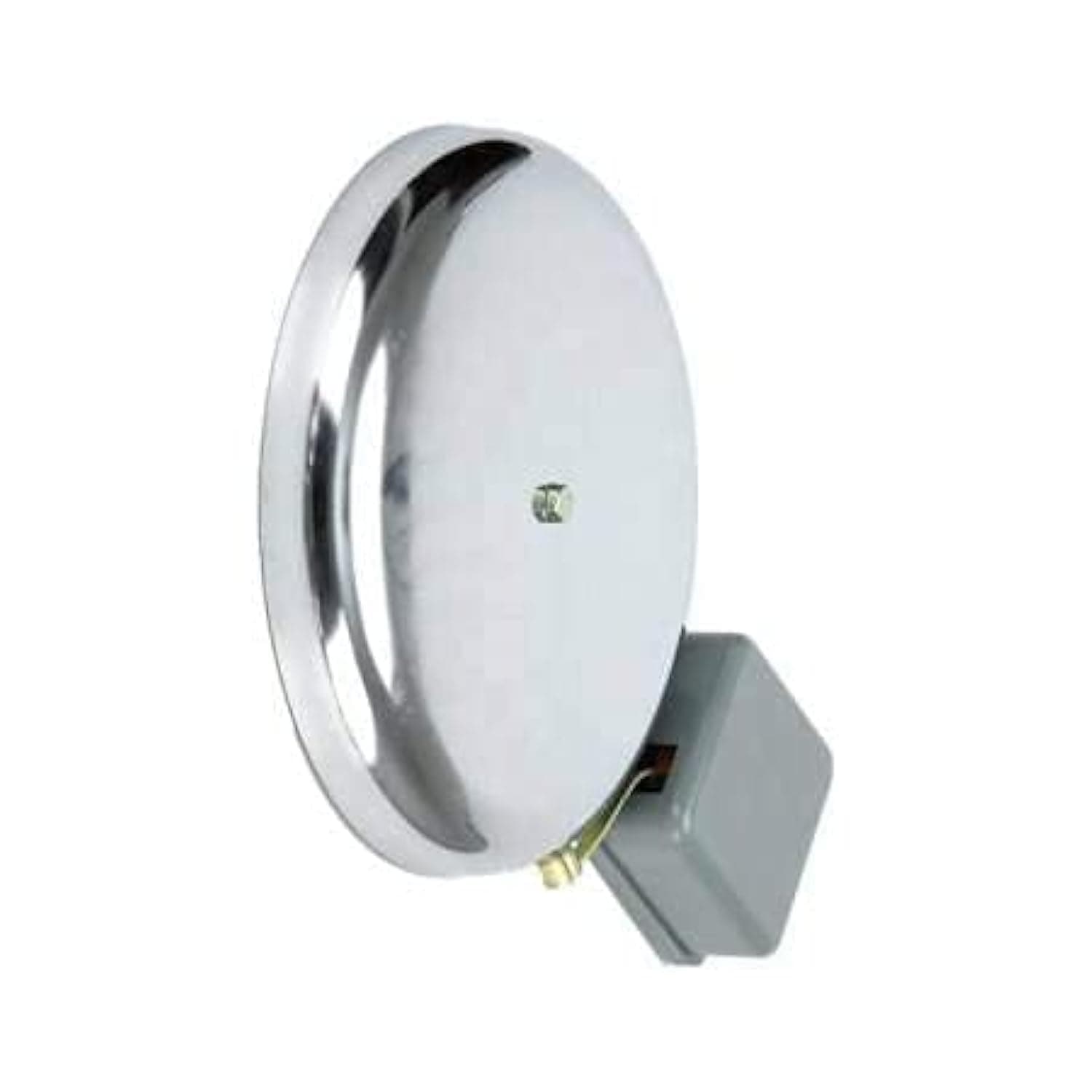 MME 9inch electric school bell/gong bell | Heavy-Duty Electrical Gong Bell - Versatile and Reliable for Schools, Factories, and Warehouses (Silver, Metal)