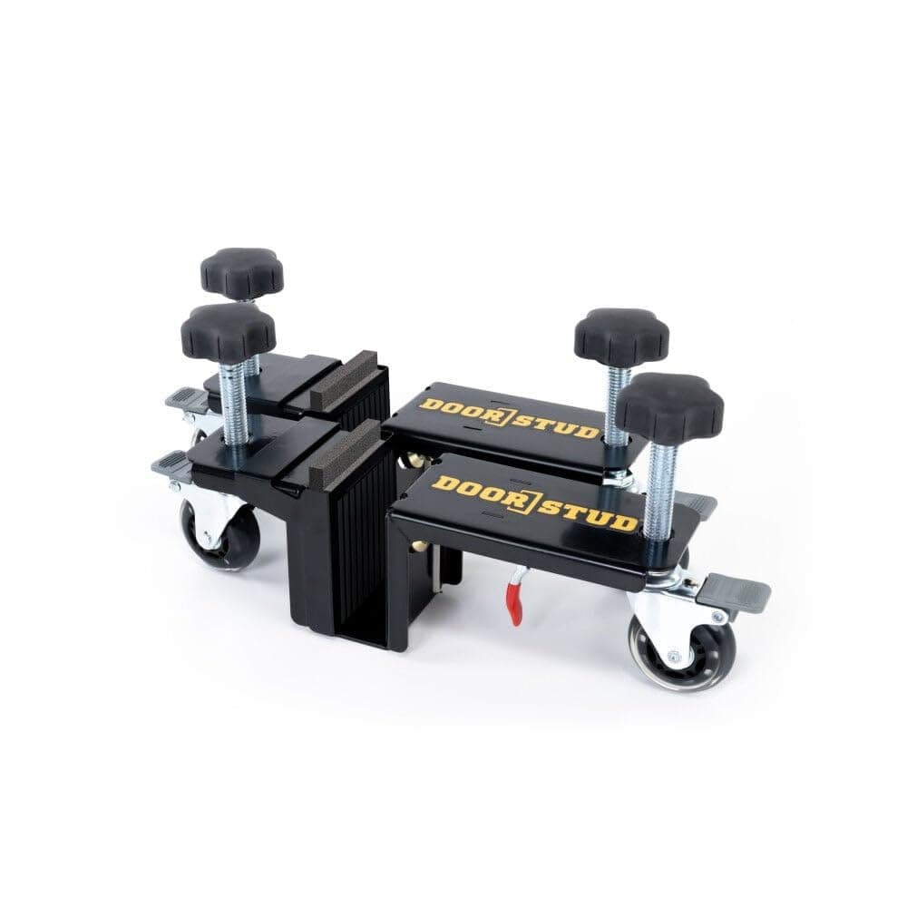 Door Stud Pro with Infinite Spacer – Adjustable Steel Door Installation Tool | For Pre-Hung, Slab & Barn Doors | 300lb Capacity | Contractor & DIY