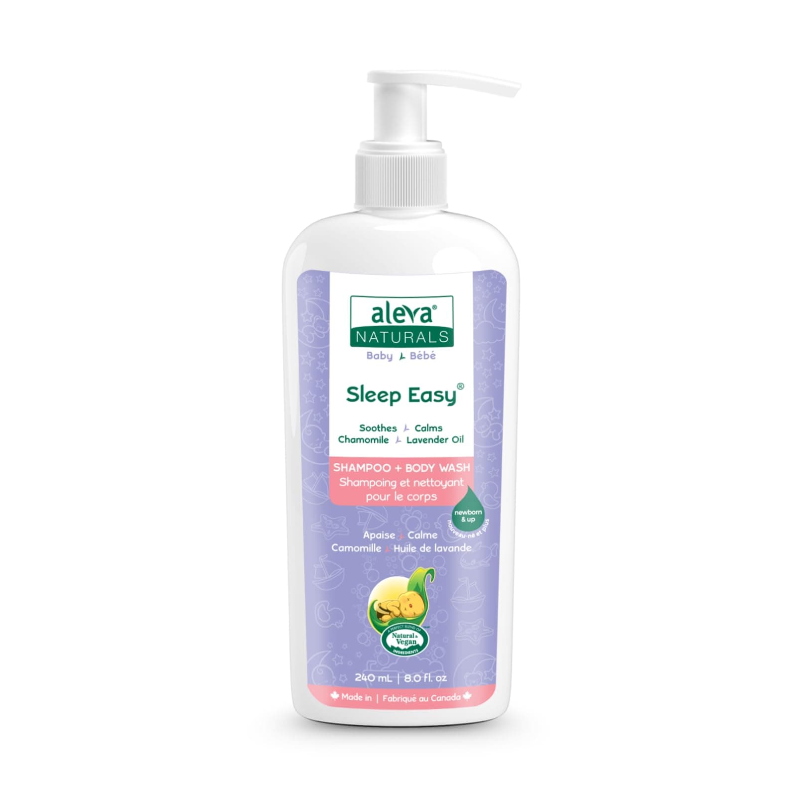 Aleva Natural 240 ml Sleep Easy Hair and Body Wash