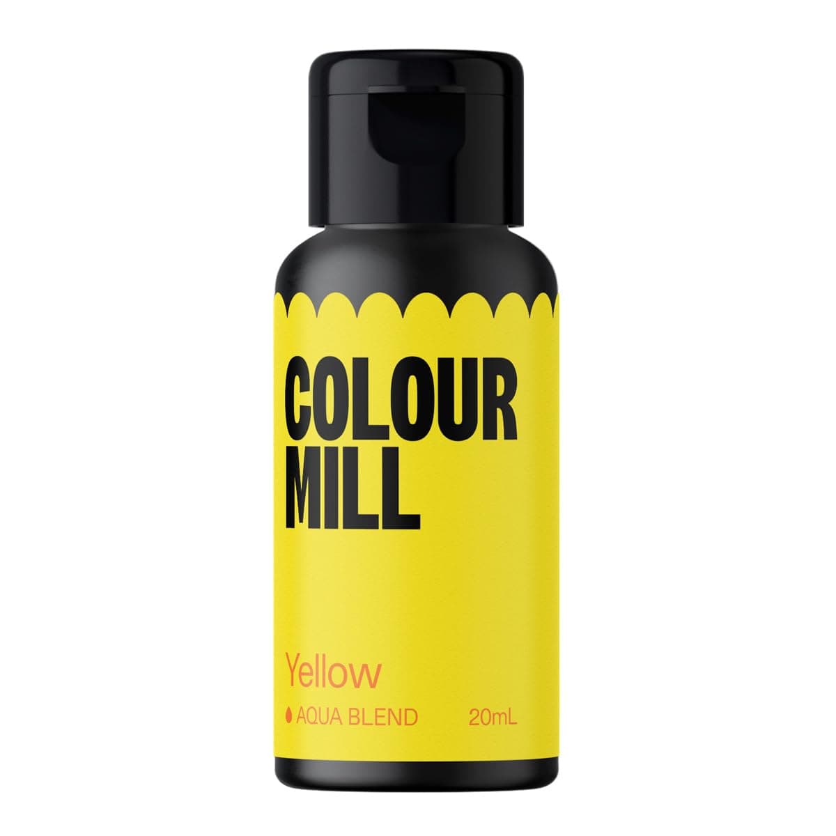 Aqua Blend Food Colouring Yellow: Next Generation Water Based Liquid Food Colours - 20 ml