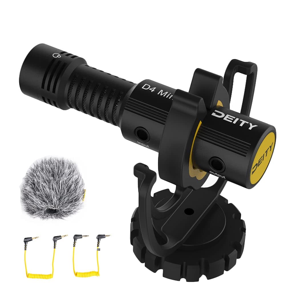 V-Mic D4 Mini Microphone On-Camera Interview Mic Super Cardioid Compact Perfect for Vlog Pocket Cam DSLR Camera,Podcast, Voice Dictation,Recording YouTube, Interview, Video Conference