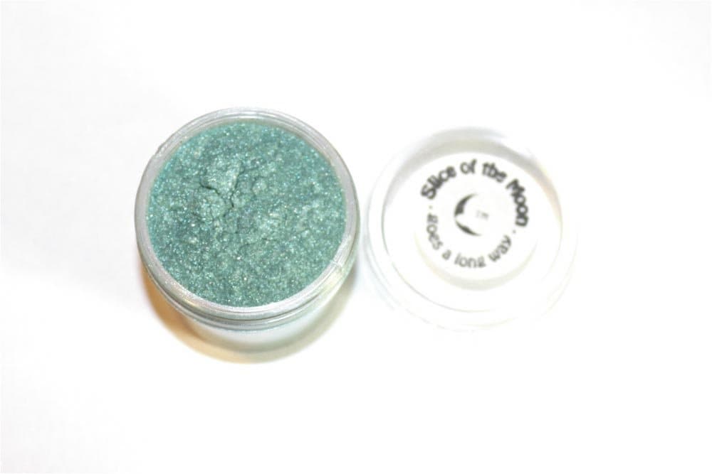 | Sea Green Natural Mineral Mica Powder, 0.42oz (12g) | for Personal or Professional Use - Cosmetics, Epoxy Resin Projects, Nail Polish, Soaps, Bath Bombs, and Art Projects