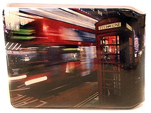 Bus Telephone Slim line Bus Pass Wallet Credit Travel Rail Ticket Card Holder for Oyster Business ID Card (4X Wallets)