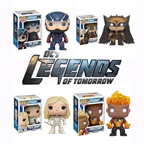 Pop! TV: DC's Legends of Tomorrow - The Atom, Hawkman, White Canary, and Firestorm Vinyl Figures! Set of 4