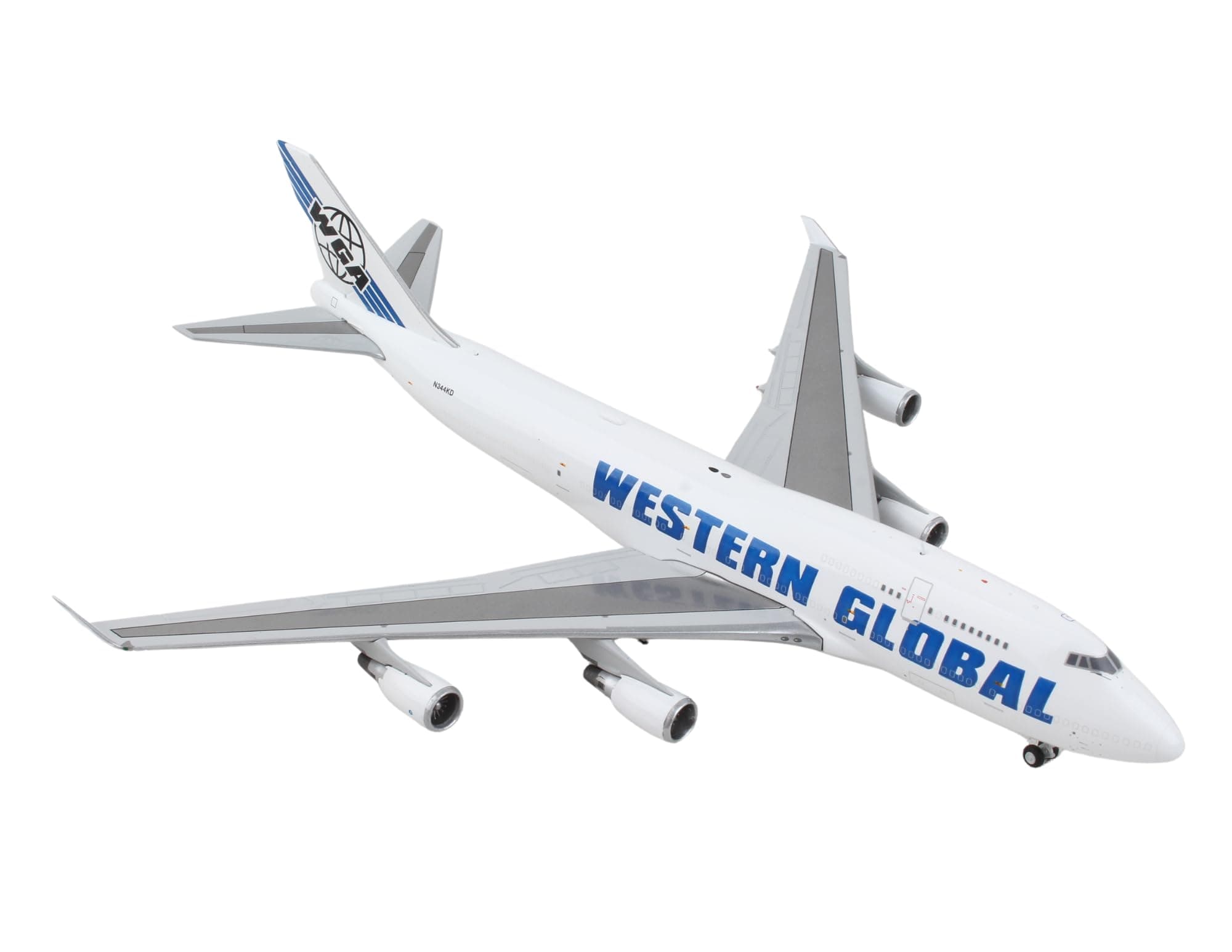 GJWGN2015 Western Global Airlines Boeing 747-400BCF N344KD; Scale 1:400