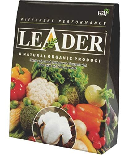 Leader Yield Booster Micronutrient Powder Mixture for Plants 85% Humic Acid Fertilizer (For Growth of All Plant and Better Response) + fulvic acid + 60 types of active bio elements) (100)
