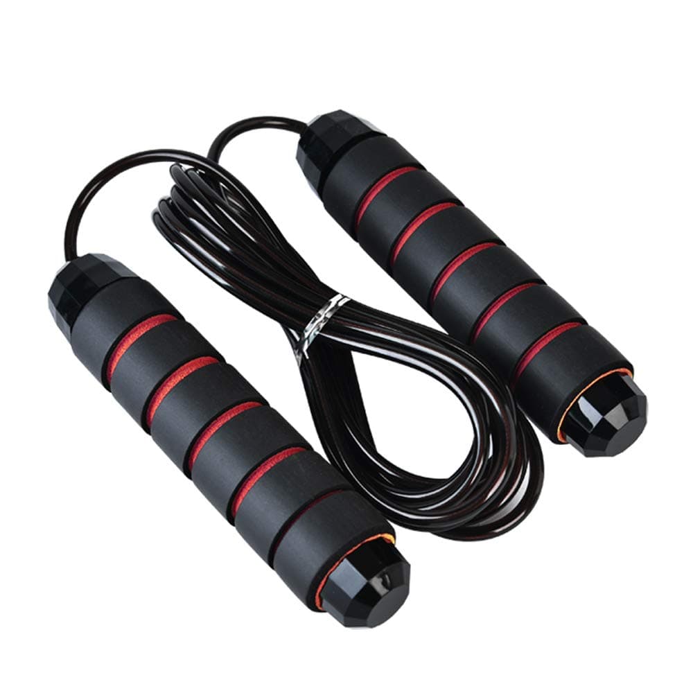 FOMODY Skipping Rope Adult, Ball Bearings, Tangle-Free Skipping Rope with Foam Handles, Jumping Rope for Exercise, Fitness Training, Suitable for Adults, Children