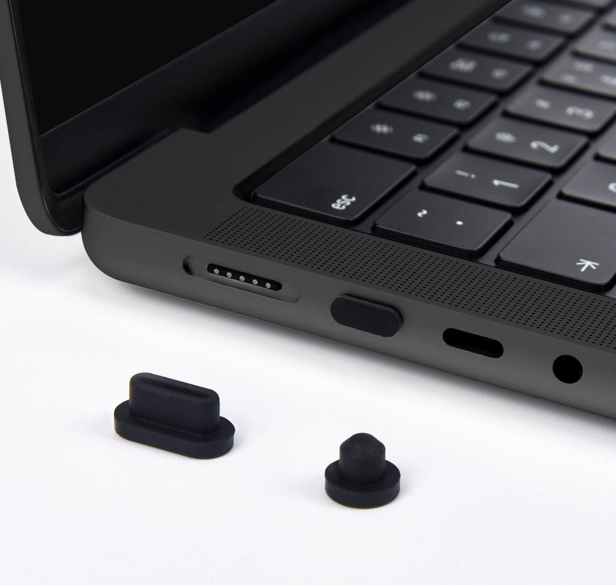 10PCS Dust Plugs Cover for 2025-2020 MacBook Air 13.6" 15.3" M4 M3 M2 M1 A3240 A3241 A2941, MacBook Pro 14" 16" M4 M3 M2 M1 Pro/Max, MacBook Pro 13 M1 M2 A2338, Silicone USB C Anti Dust Plug Caps