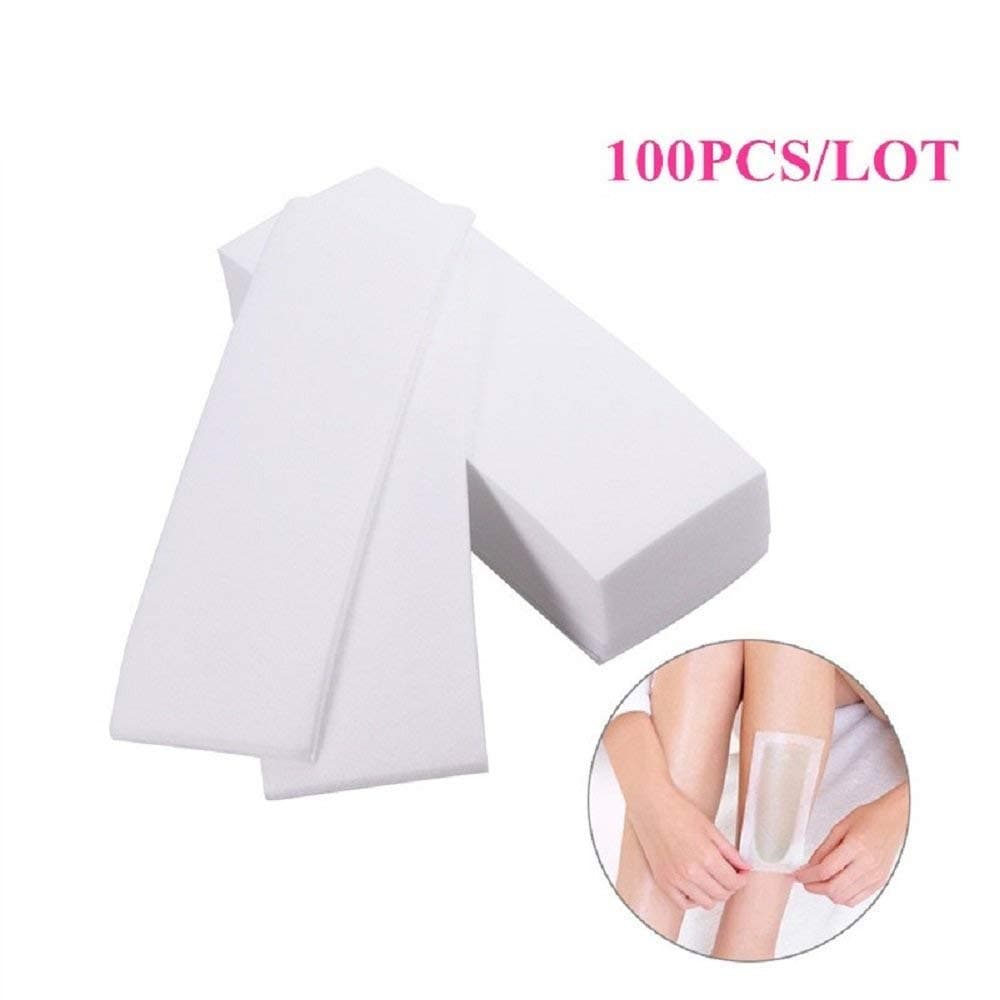 100pcs With special thick non-woven depilatory wax hair removal wax paper