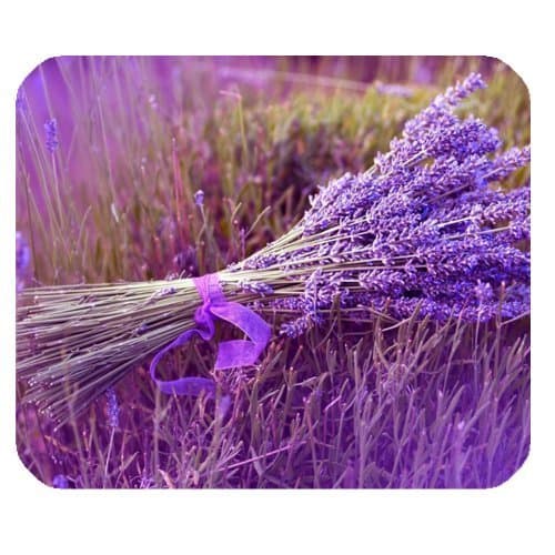 Beautiful Levender Flower Ribbon Field Gaming Mousepad Artistic Texture - Stylish Designer Mousepad