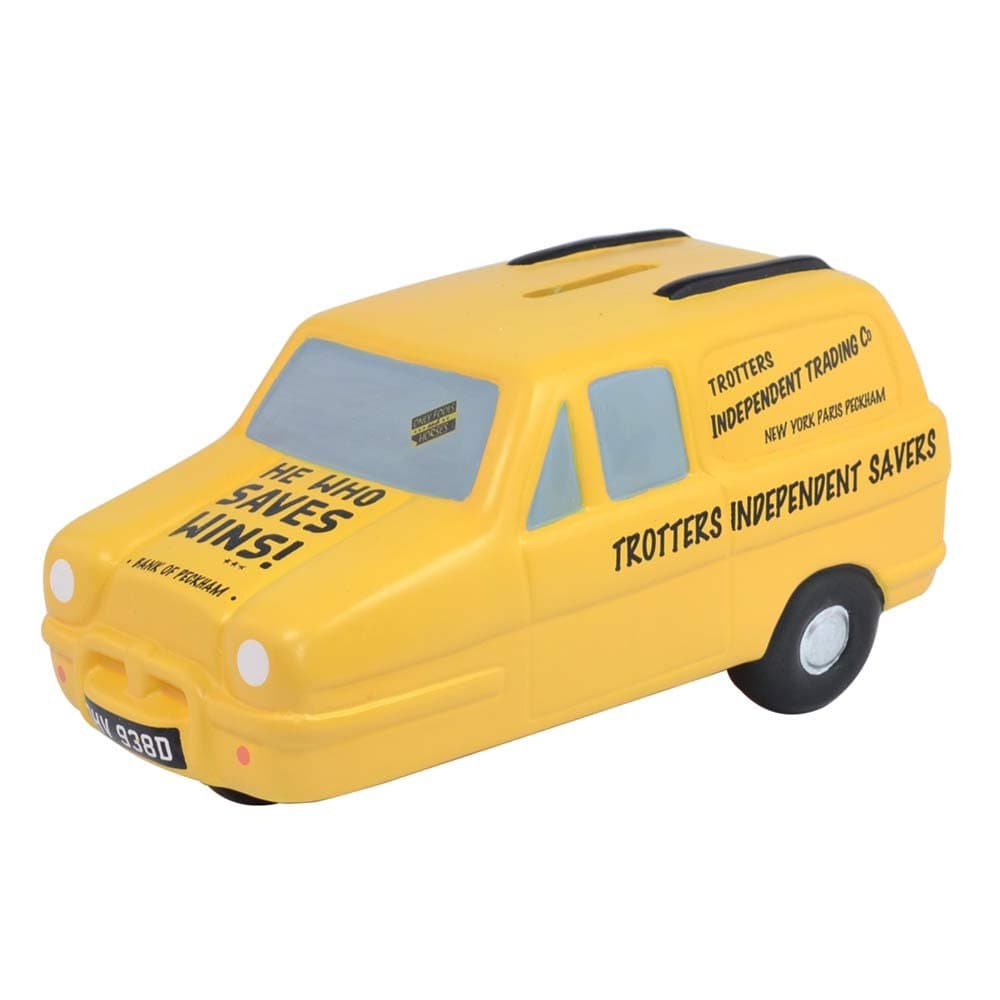 Only Fools and Horses Trotters Independent Money Box Yellow Robin Reliant 30234