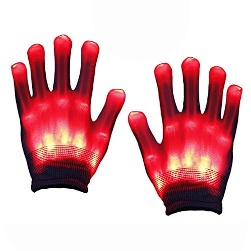 Cool Toys for 3-12 Years Old Boys Girls,TOPTOY Flashing LED Gloves Best Birthday Gifts for 3-12 Year Old Girls Boy Gifts Age 3-12 TTUSTTG05