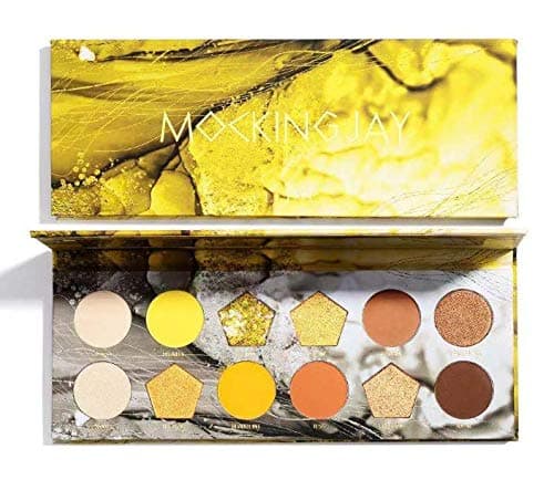 ELLESY Pigmented Eyeshadow Palette Matte + Shimmer 12 Colors Makeup Natural Bronze Neutral Smokey Blendable Waterproof Eye Shadows Cosmetic - E-1203