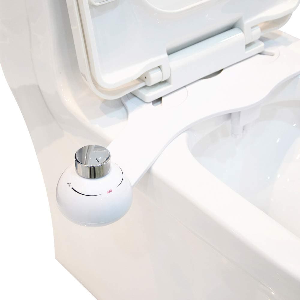 Retractable Practical Self Cleaning Double Nozzle Water Sprayer Mechanical Bidet Toilet Seat Attachment