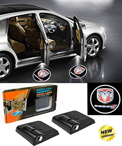 KENPENRI Wireless Car Door Projector - Car Door Courtesy Light Door Shadow Light Welcome Projector Compatible for Dodge (2 pcs