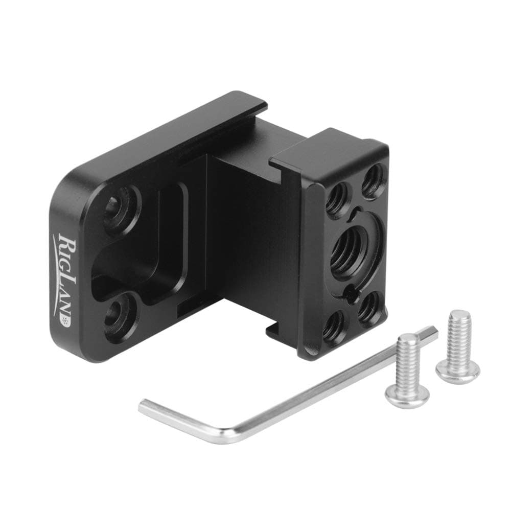 Monitor Mount Plate for DJI Ronin S, Accessories Extension Adapter with Built-in Cold Shoe and NATO Rail for DJI Ronin S - 684