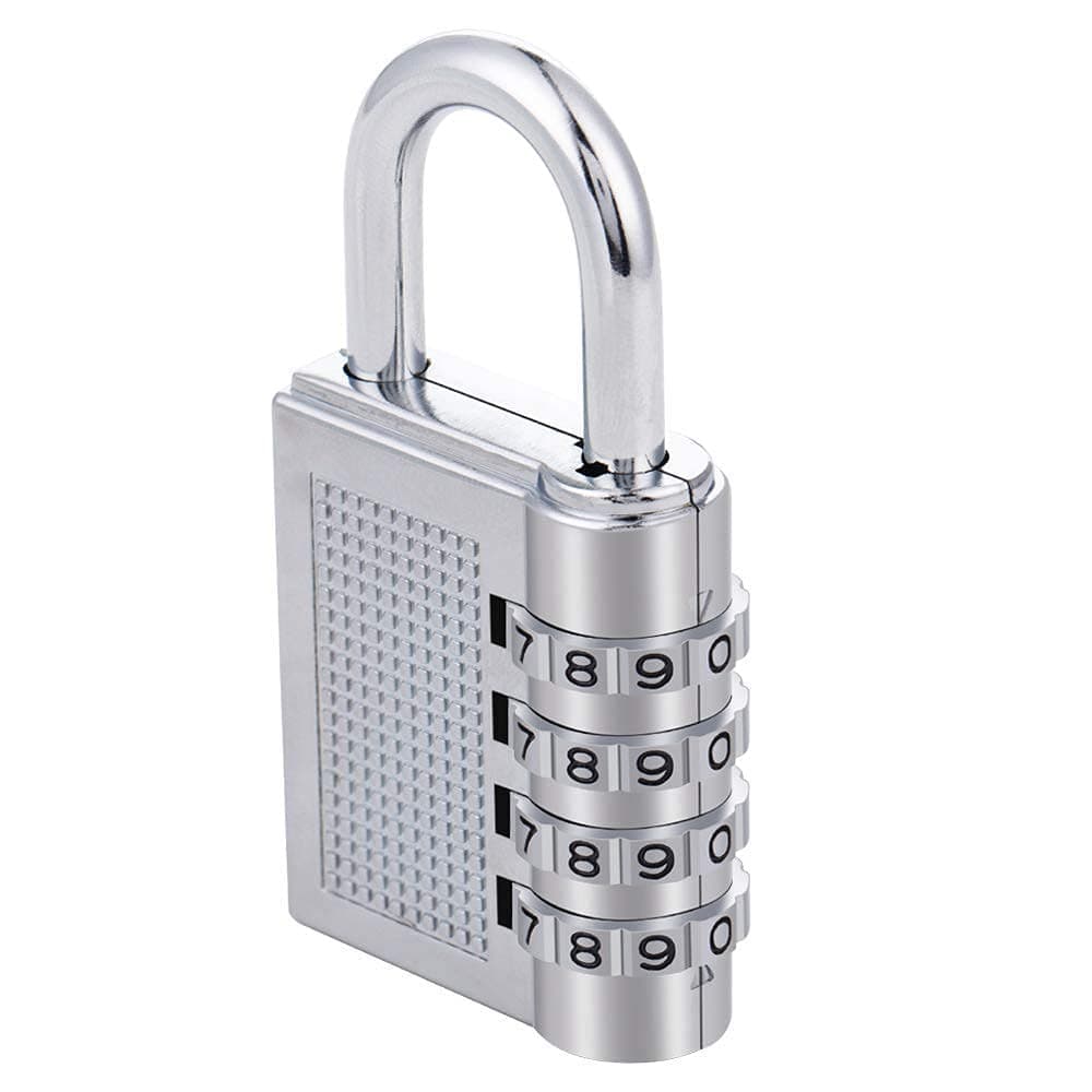 Tiny Deal Cute 4-Digit Safe PIN Hand Bag Shaped Combination Padlock Lock (Color May Vary) Steel